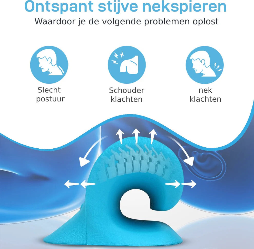 NeckZen™ Stretcher - Nekpijn Verlichten in Slechts 10 Minuten per Dag
