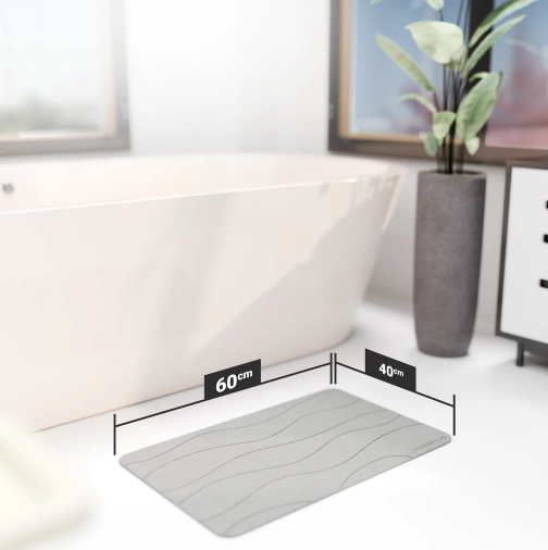 StoneDry Mat™ - Jouw #1 oplossing voor een droge, veilige en stijlvolle badkamer