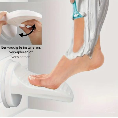 ShowerStep™ - De ultieme oplossing voor comfortabel en veilig scheren in de douche