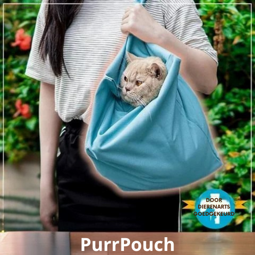 PurrPouch™ - Comfort en Rust voor Katten, Gemak voor Jou!