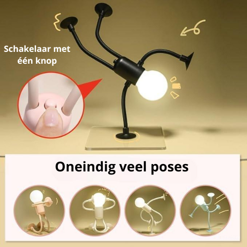 BrightBuddy™ – De Nachtlamp die Sfeer Brengt én Je Creativiteit Prikkelt!