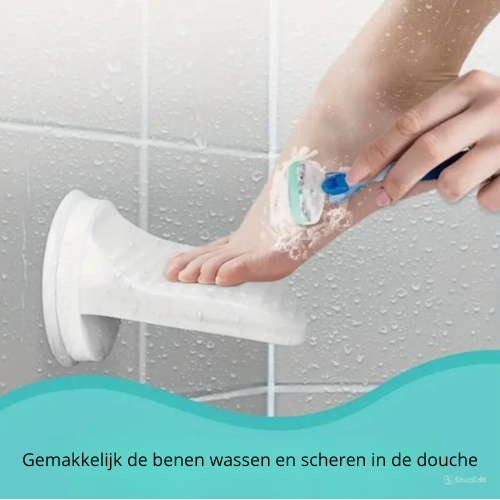ShowerStep™ - De ultieme oplossing voor comfortabel en veilig scheren in de douche