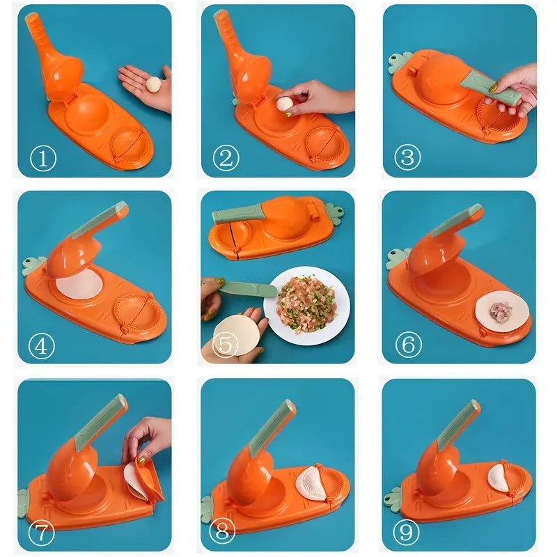 QuickDumpling Pro™ - Perfecte Dumplings in Minuten!