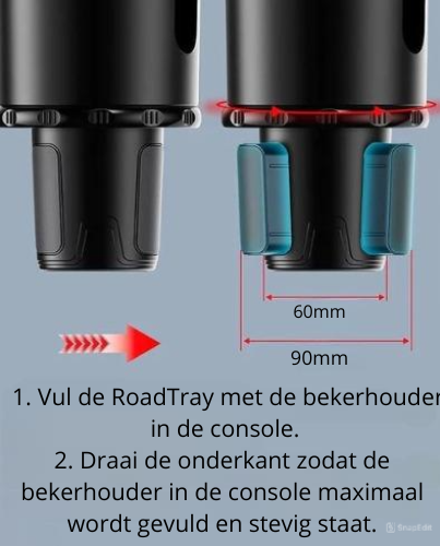 RoadTray™ – De Ultieme Oplossing voor Eten en Multitasken Onderweg