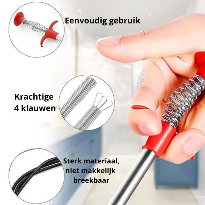 FlexiGrijp™ - De ultieme oplossing voor verstoppingen in de kleinste ruimtes!